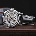 Hamilton Hamilton American Classic RailRoad Skeleton Auto H40655751 механические мужские часы часы крупный план белый циферблата
